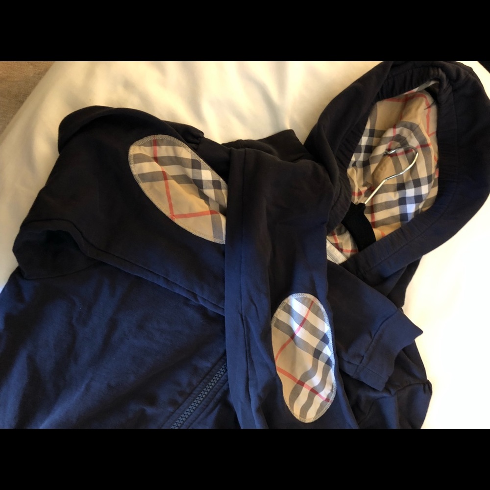 Burberry zip up hoodie